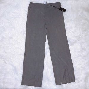 NWT Emporio Armani gray straight leg dress pants